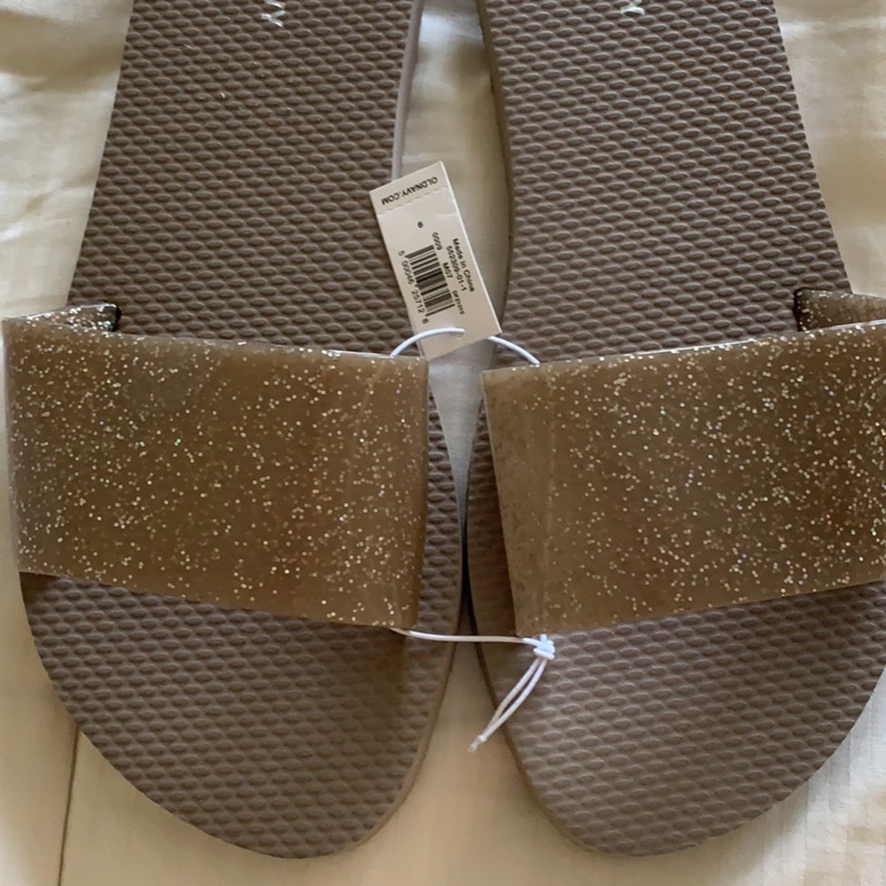 Slide on sandals